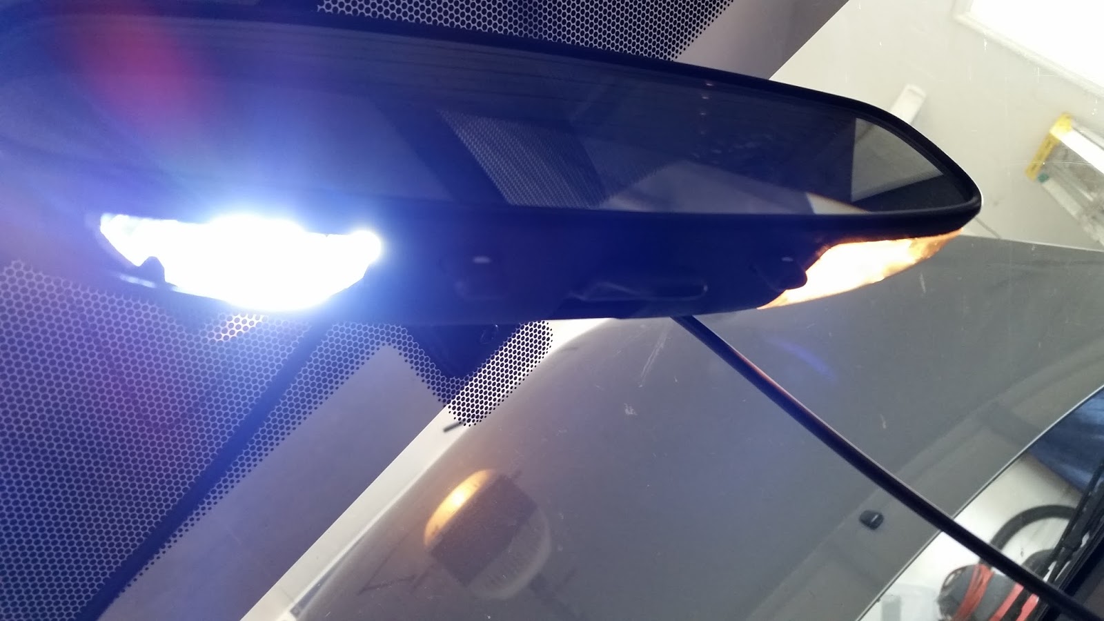 Corolla DIY DIY Replacing Rear View Mirror Bulb to LED on a 9th gen