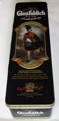 Plåtburk Glenfiddich clan Montgomrie. Plåtburk Glenfiddich clan Montgomrie.