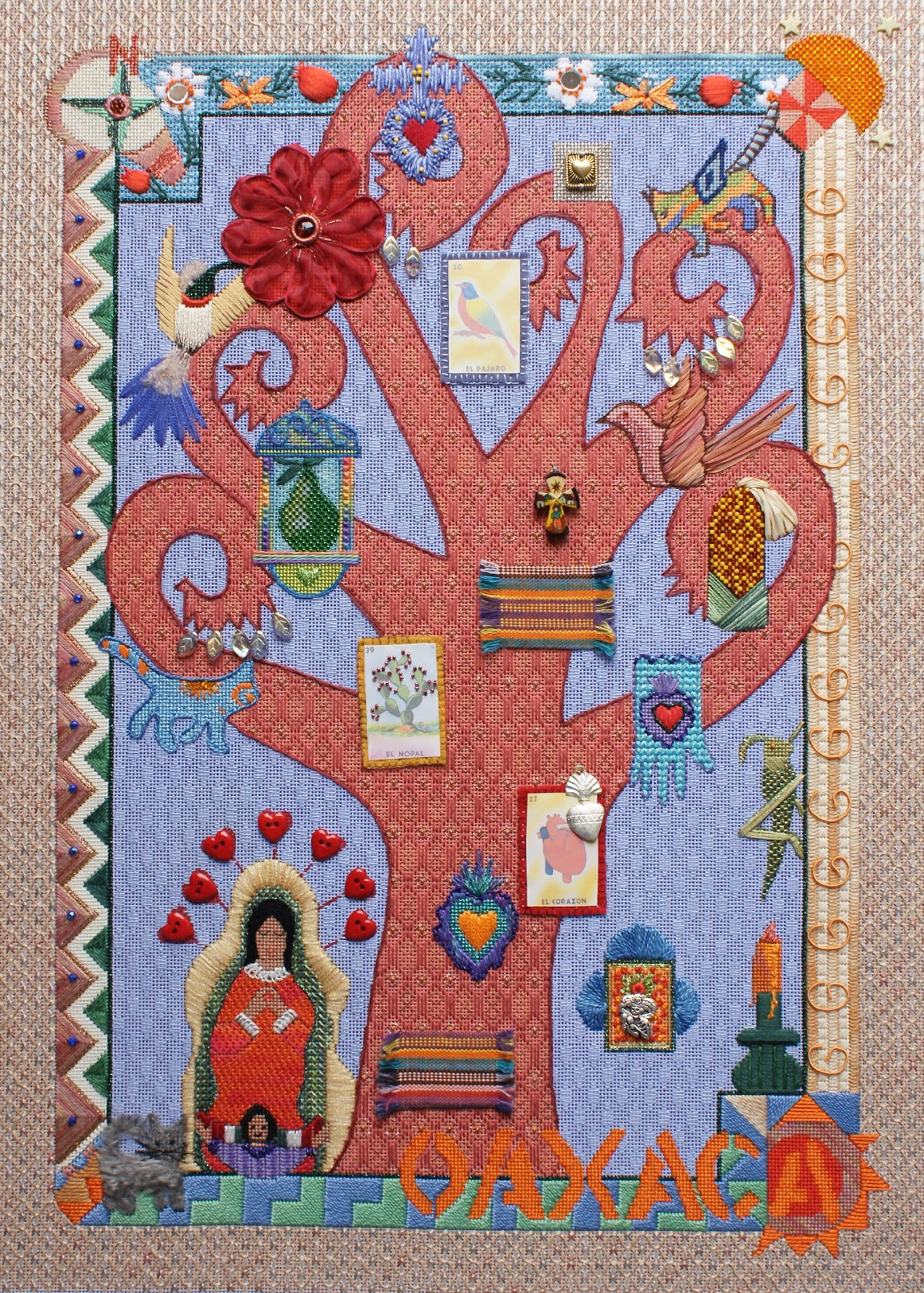 Sundance in Stitches Teaching Oaxaca at The Needle Works in Austin, TX