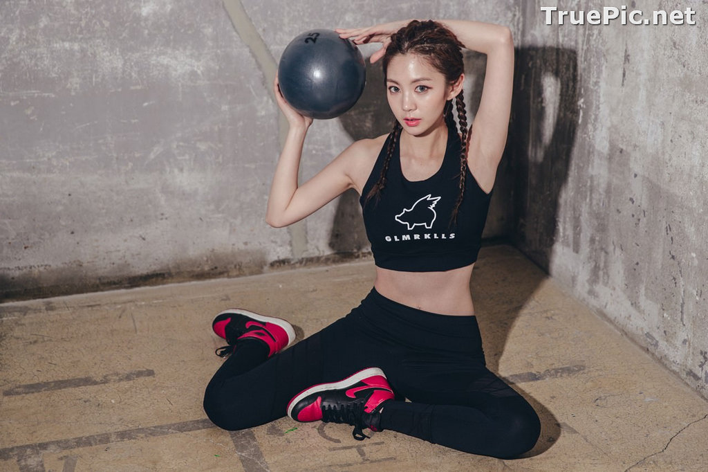 Image Korean Fashion Model - Lee Chae Eun - Fitness Set Collection #1 - TruePic.net - Picture-51