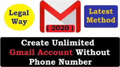 gmail account create unlimited phone number without verification using