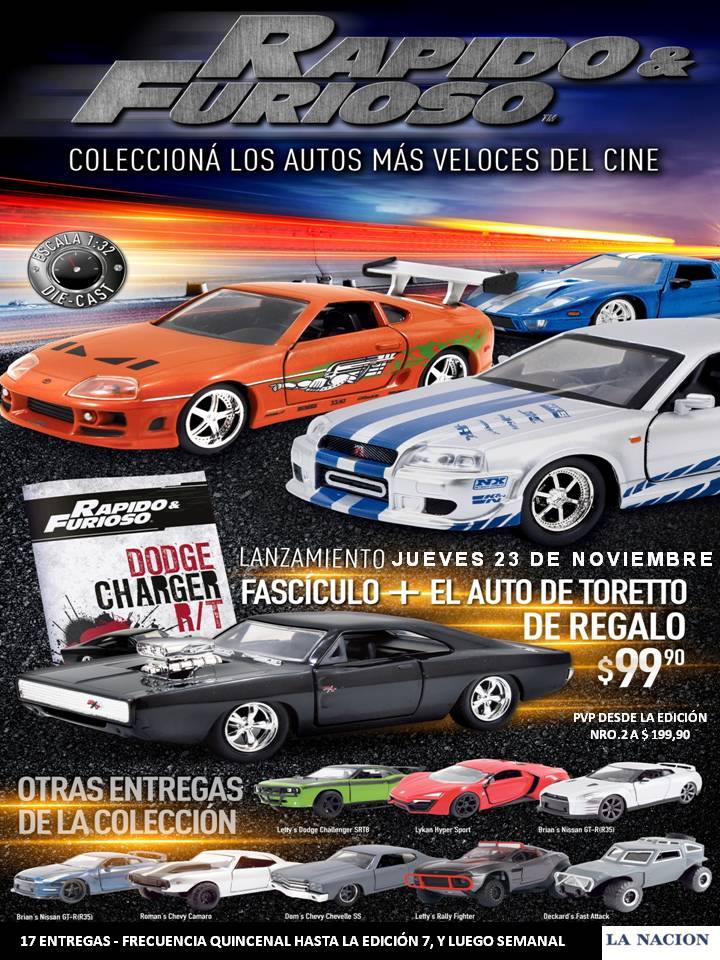 coleccion rapido y furioso 1:32 la nacion