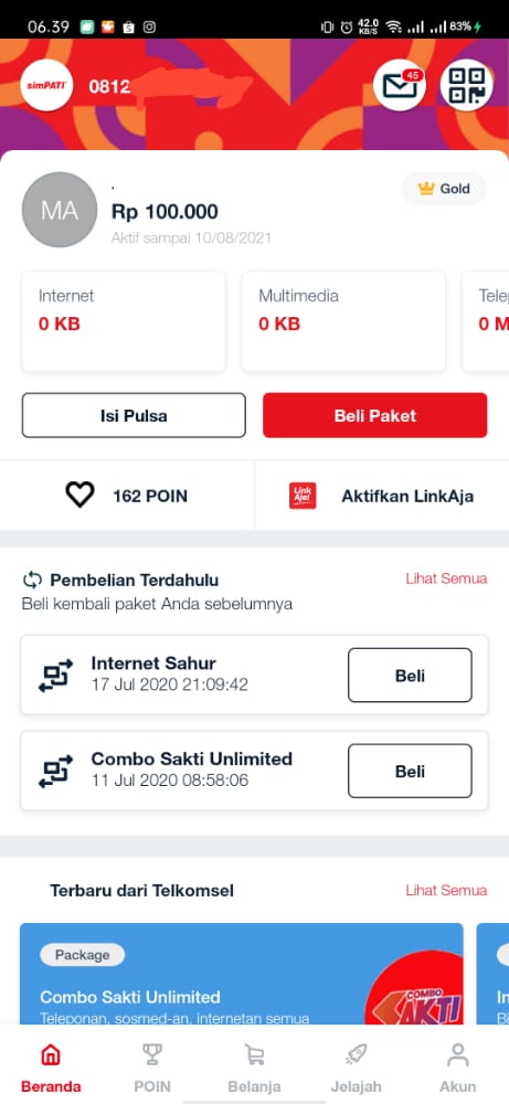 Cara pakai kuota multimedia telkomsel