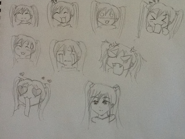 Art Intertwine - manga facial expressions