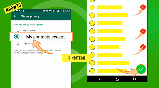 Cara Agar Status WhatsApp tidak bisa dilihat oleh Teman