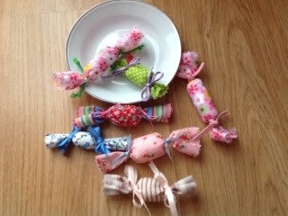 DIY play food: a bag of candy