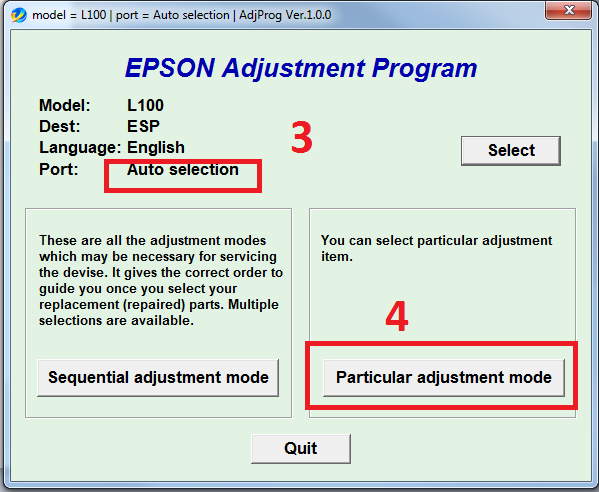 Epson L100 Resetter Free Download