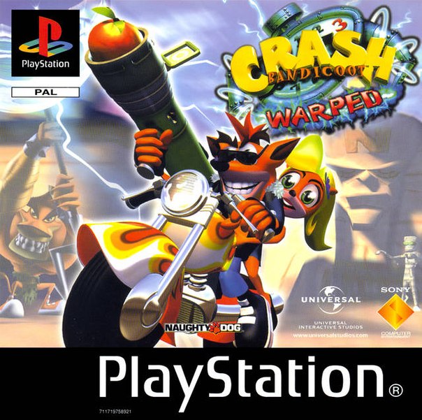 Crash Bandicoot 3 Warped DUBLADO PTBR (by Silent Fandub) PS1 VCD