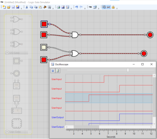 logiciel simulateur de porte logique