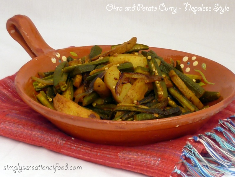 Okra and Potato Curry Nepalese Style simply.food