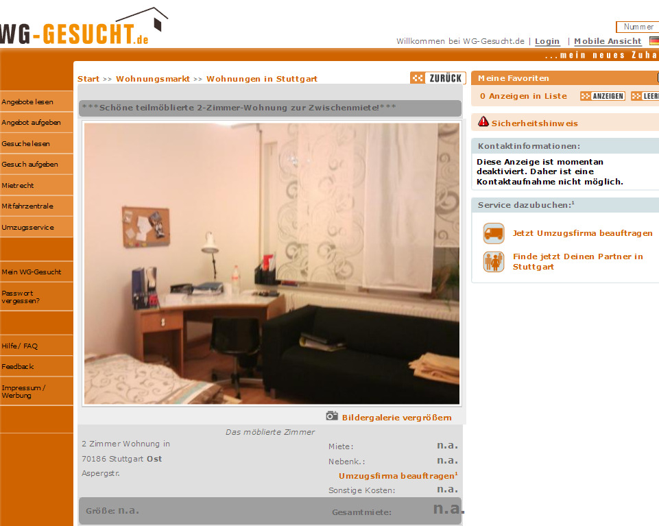 Zimmer Wohnung Stuttgart Ost Zimmer Wohnung Stuttgart Ost
