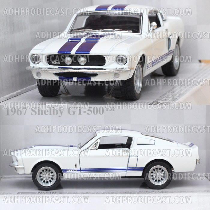 Miniatur Shelby GT-500 1967 (White-32K) Miniatur Shelby GT-500 1967 (White-32K)