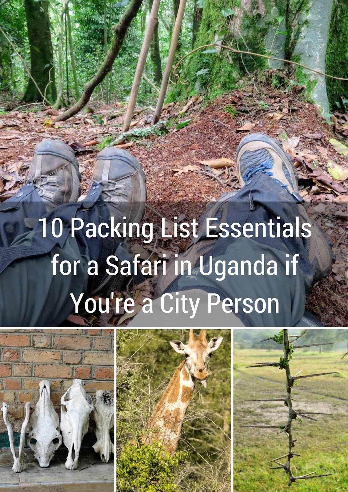 What To Pack for a Uganda Safari if You're a City Person Sidewalk
