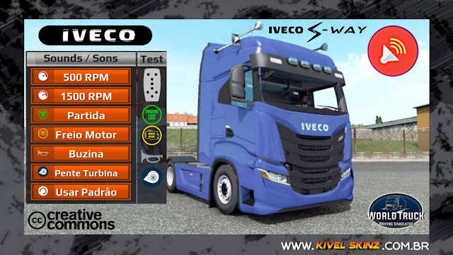 MOD DE SOM ORIGINAL DO IVECO S-WAY