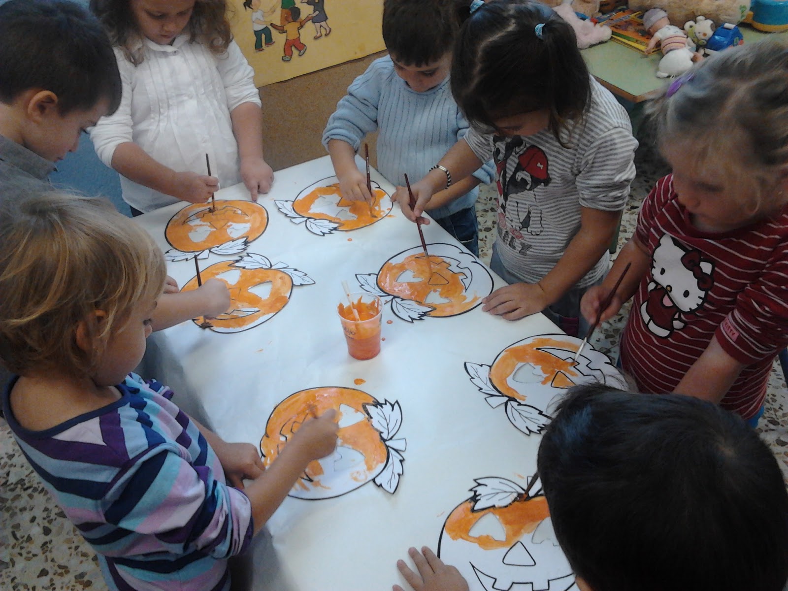 COMETA AZUL: HALLOWEEN EN EL AULA DE TRES AÑOS
