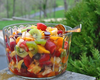 Winter Fruit Salad - Dinner at the Zoo