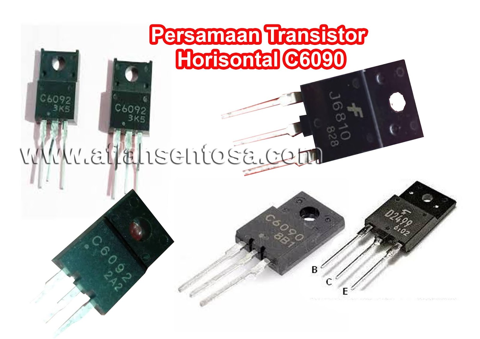 Persamaan Transistor Horisontal C6090 Aflah Sentosa