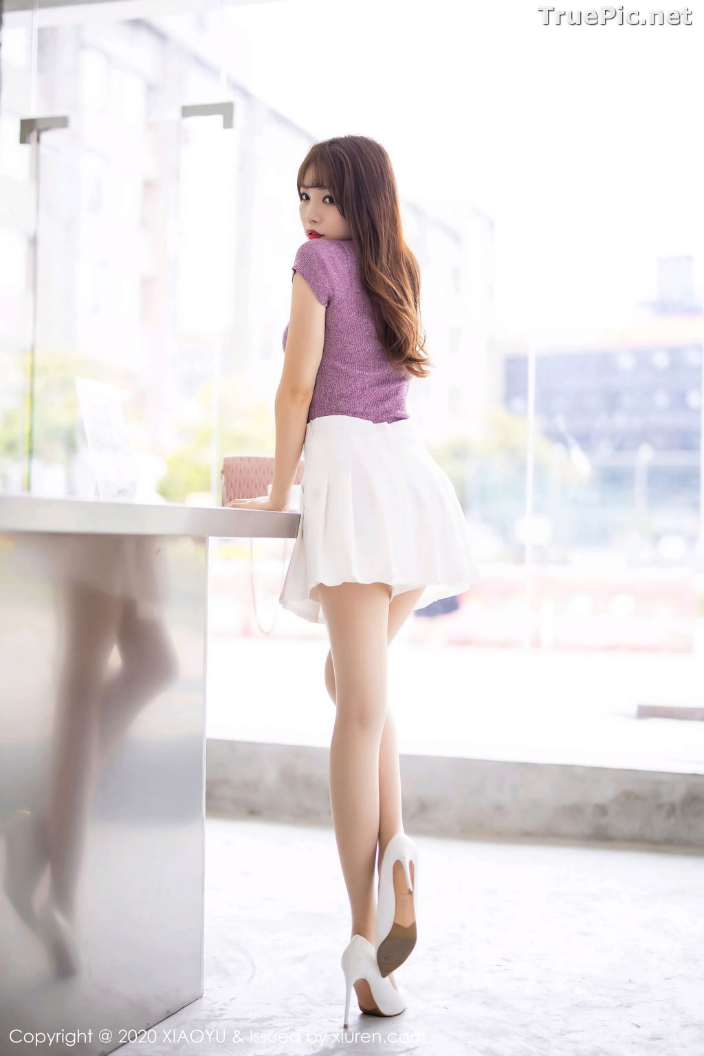 Image XiaoYu Vol.344 - Chinese Model Booty (芝芝) - Dress Streetwear and Fitness Set - TruePic.net - Picture-17