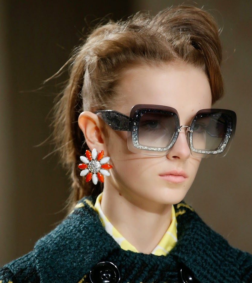 Fashion & Lifestyle: Miu Miu Sunglasses Fall 2015 Womenswear