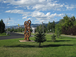 Sculpture along the Gattigator Linear Trail, Bozeman, Montana