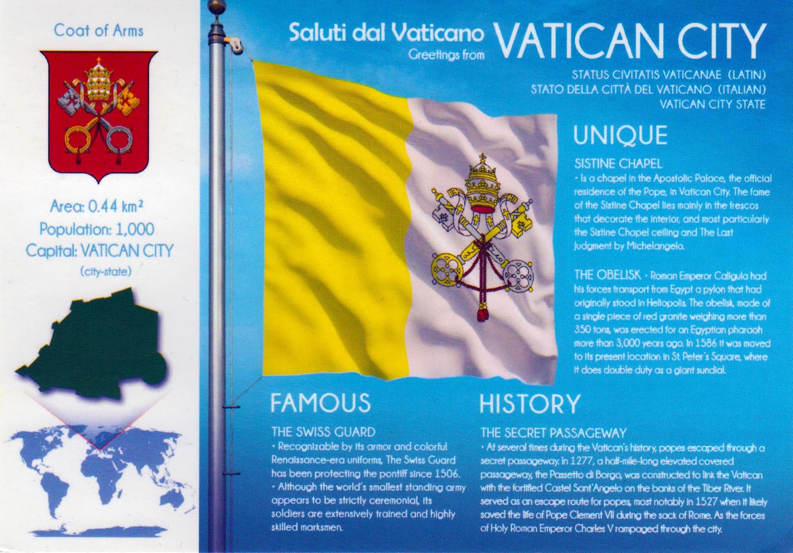 3 X 2 Vatican City Flag Italy Italian Roman Catholic Pope Papal