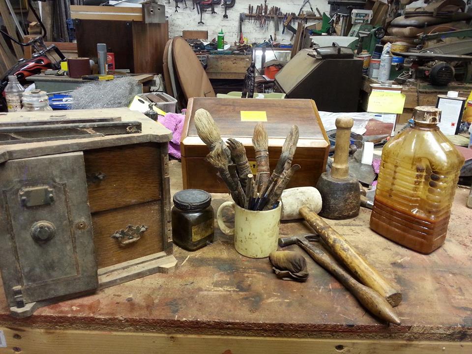 Furniture restoration at the YardPurbeckartisanyard