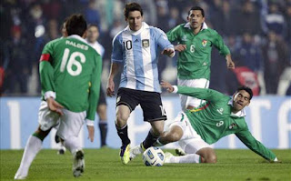 Argentina vs Bolivia en partido amistoso