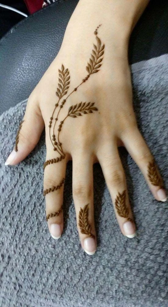 New Mehndi Designs – Beautiful Finger Mehndi Designs # i142