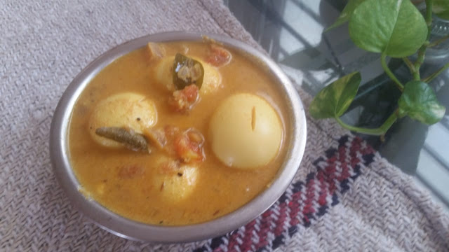 South Indian traditional egg curry, Motte saaru