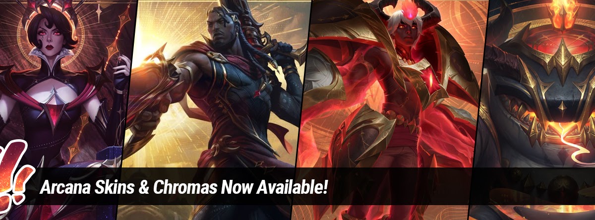 Surrender at 20: Arcana Skins & Chromas Now Available!