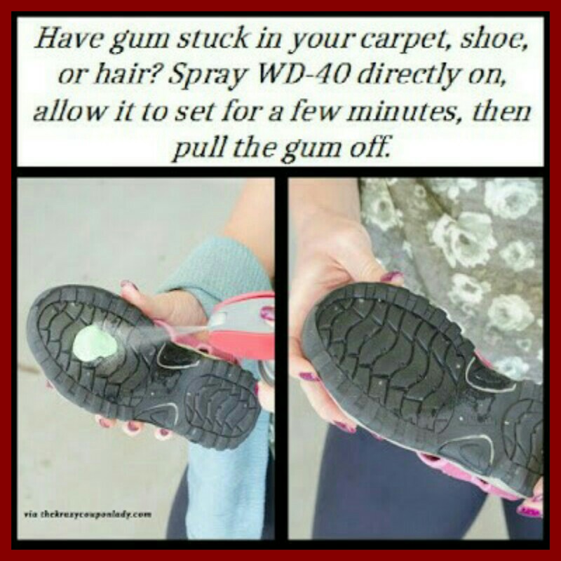 DIY And Household Tips How To Remove Chewing Gum