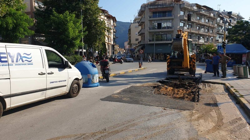 Ξάνθη: Αποκαταστάθηκε η βλάβη στην περιοχή των δικαστηρίων [ΦΩΤΟ]