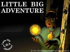 Little Big Adventure DOS title