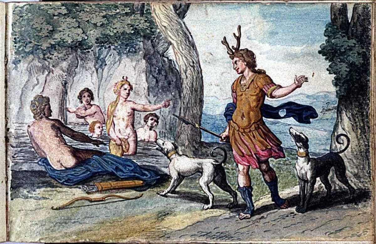 Aktaion und Artemis - Griechische Sage 2 Aktaion und Artemis Sage Griechenland 1