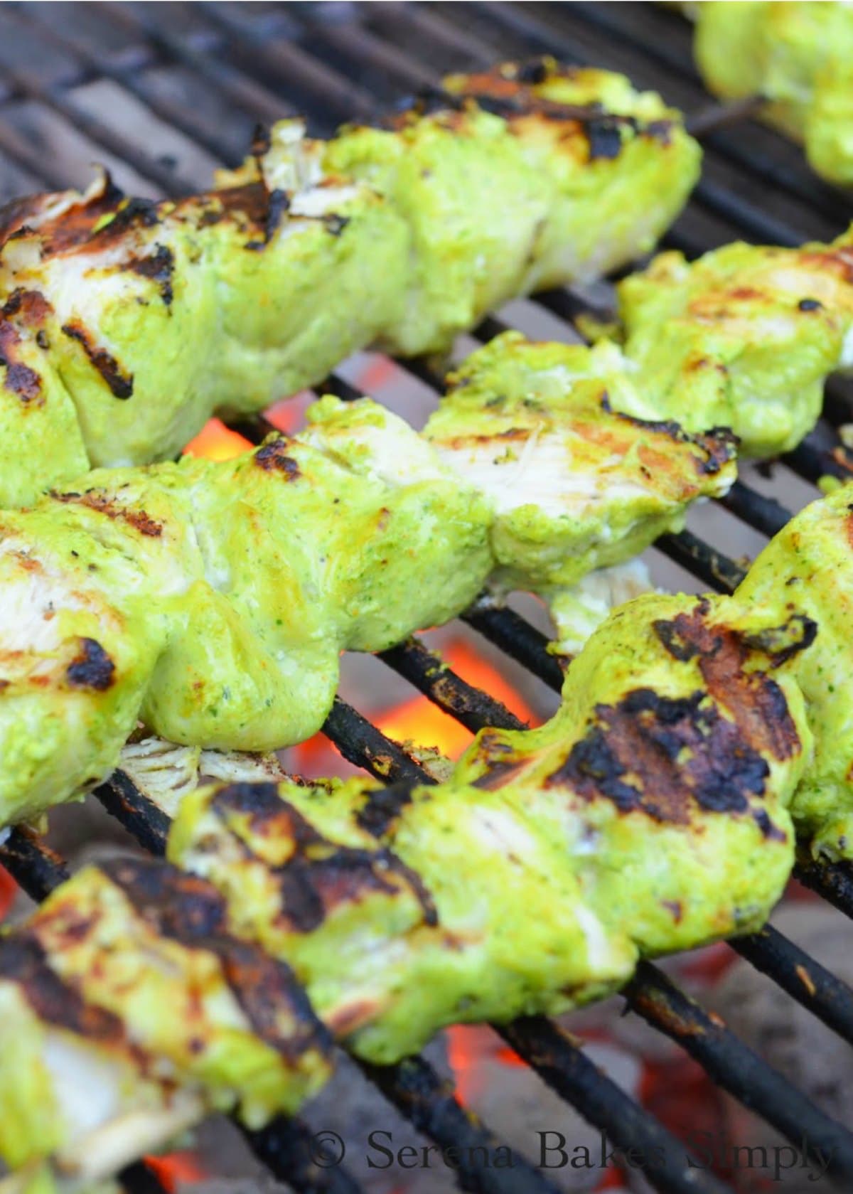 Yogurt Marinaded Chicken Skewers Serena Bakes Simply From Scratch