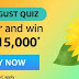 Amazon the august quiz: What Indian city was founded by the East India Company in August 1639, when they bought a piece of land from the local Nayak rulers?