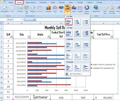 how to make a bar graph in excel 2016