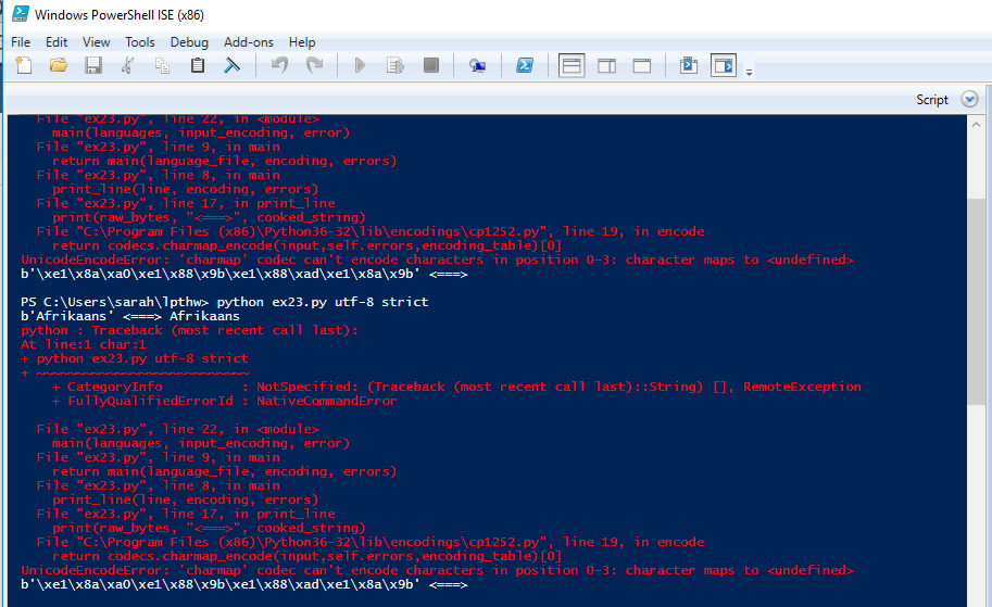 UTF8 not in my powershell