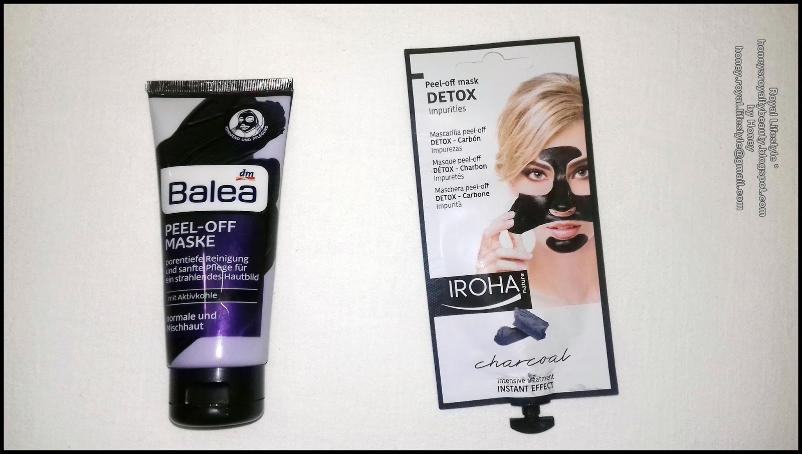 Royal Lifestyle Black peeloff mask Iroha vs. Balea