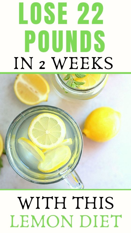 Lose 22 Pounds In 2 Weeks With This "Lemon Diet" .Hello Healthy.