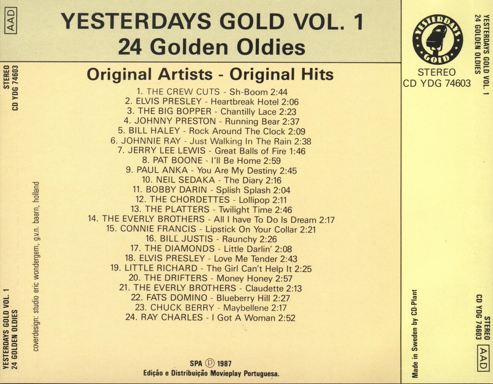 Cd 24 Golden oldies vol.1 yesterday Back%2Bvol%2B1