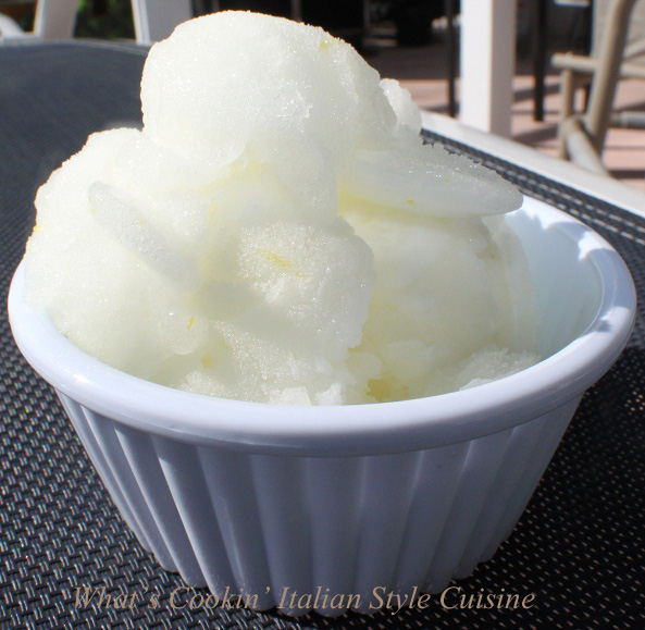 Italian Lemon Ice What's Cookin' Italian Style Cuisine
