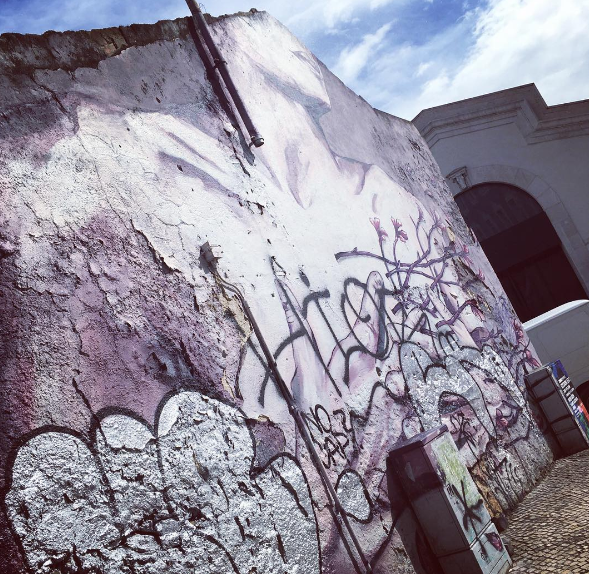 View Of Engaged Ephemeral Art Street Art And The Egyptian Arab