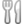 Fork and knife emoticon