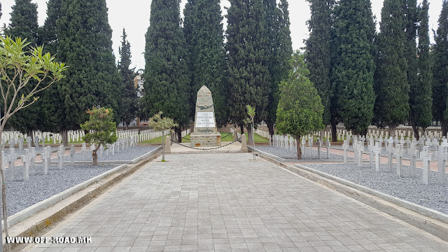 Zeitinlik military cemetery in Thessaloniki, Greece