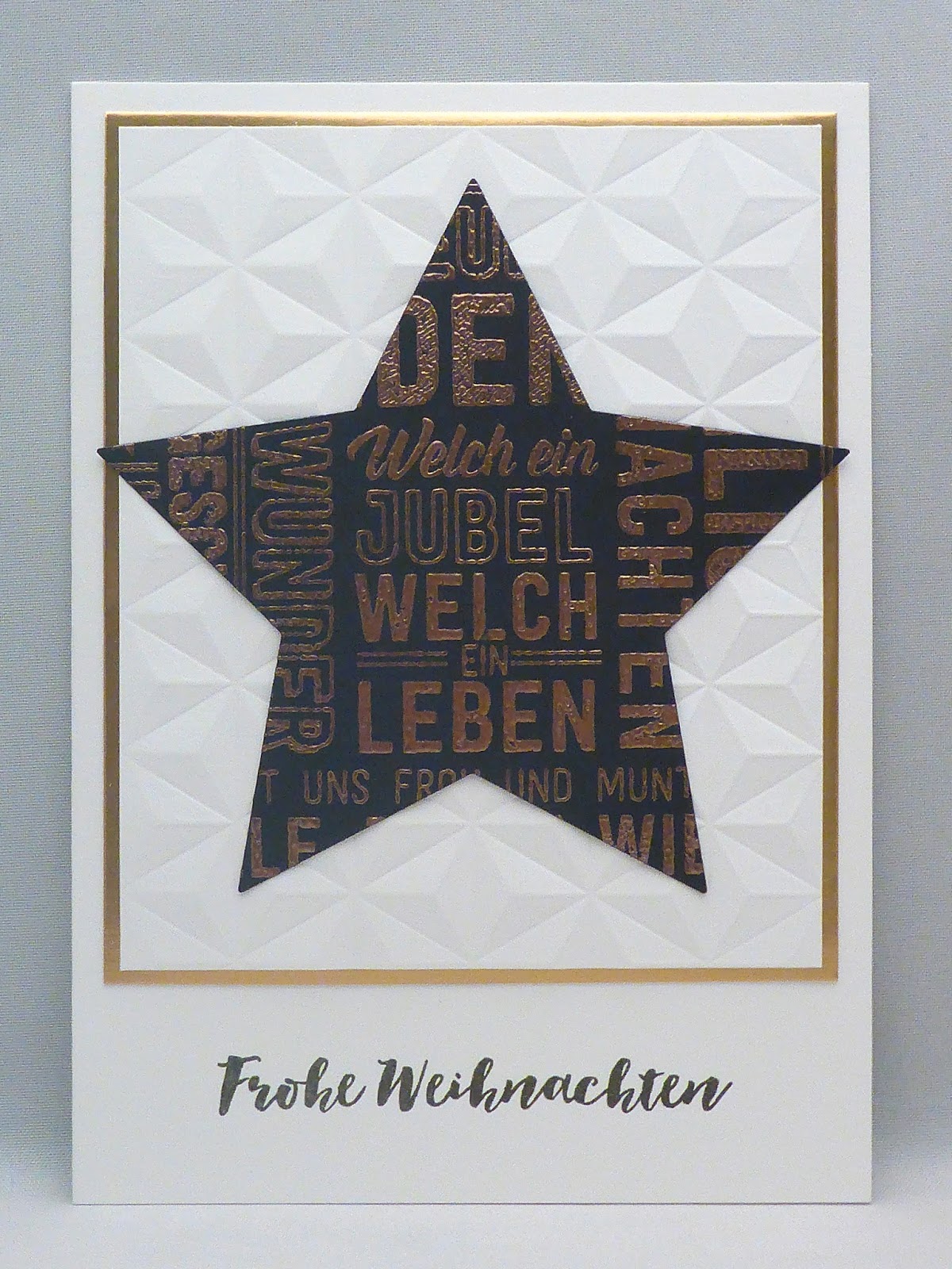 Sabines Basteltisch Moderne Weihnachtsgrüße