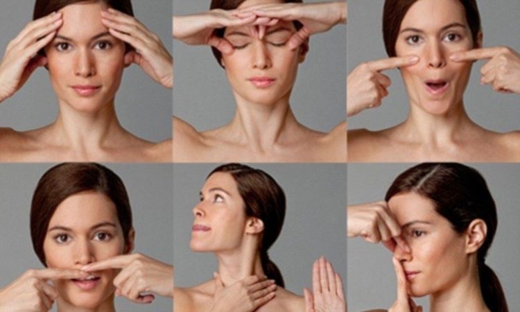 كيفية تمرين عضلات الوجه بالفيديو 