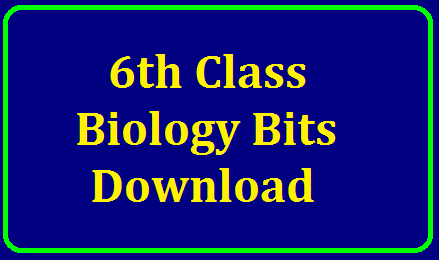 6th Class Biology Bits pdf Download/2019/12/6th-class-biology-bits-pdf-download.html