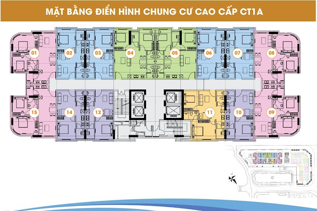 Mặt bằng CT1A- Khu đô thị Nghĩa Đô Mặt bằng CT1A- Khu đô thị Nghĩa Đô