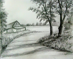 pencil drawing sketch scenery landscape easy techniques drawings tutorial lockdown nature beginners painting oil fancy kid pastel